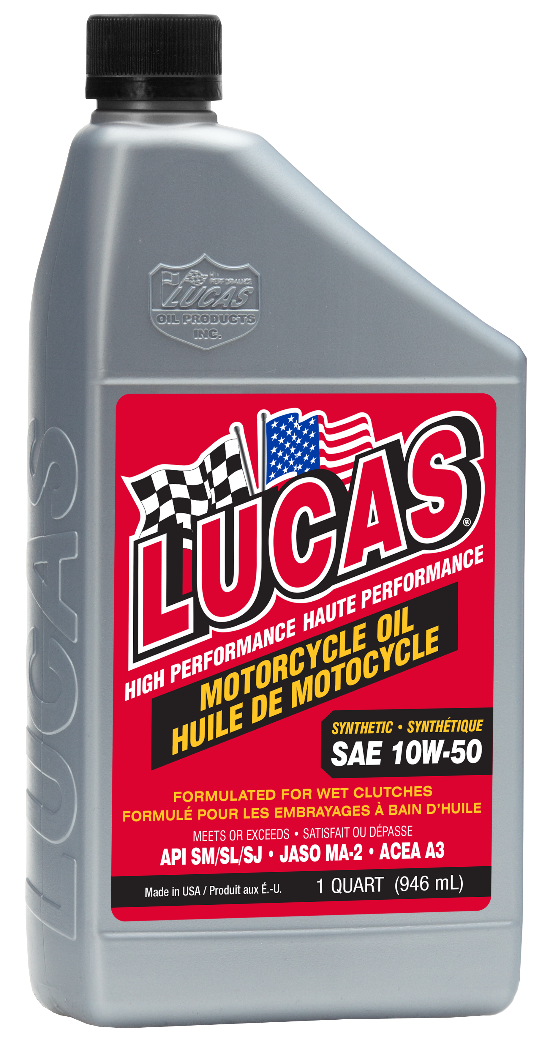 Synthetic SAE 10W50 Motorcycle Oil - 946 ml